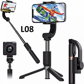 Mua Tay Cầm Chống Rung Đa Năng Giá Rẻ  Gậy Selfie Stick L09 Bluetooth Tripod-Gimbal Stabilizer 3in1 Có Đèn Led bảo hành 12th