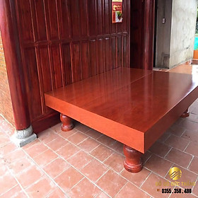 Chiếu ngựa gỗ hương đá nam phi làm bàn ghế hoặc giường ngủ
