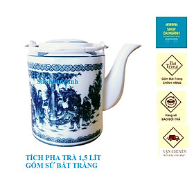 Mua Tích hãm chè xanh sứ Bát Tràng dung tích 1 5 lít
