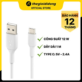 Mua Cáp Type C 1m Belkin CAB001 - Hàng chính hãng