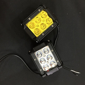  Đèn phụ kiện LED C6 chế độ cho xe máy, ô tô dễ dàng lắp đặt với 2 màu sáng vàng , trắng A91