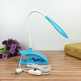 Mua (CAM KẾT GIAO ĐÚNG MÀU ) ĐÈN ĐỌC SÁCH KẸP BÀN CHỐNG CẬN 14 CHIP LED THÔNG MINH TABLE LAMB NGUỒN USB - Đèn đọc sách kẹp b