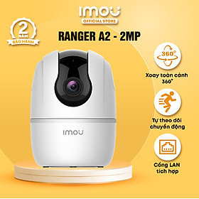 Mua Camera Wifi Imou Ranger A2 (2MP) I Phát hiện con người I Xoay toàn cảnh 360 I Đàm thoại I Hàng chính hãng