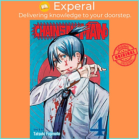 Sách - Chainsaw Man, Vol. 4 by Tatsuki Fujimoto (UK edition, paperback)