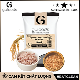 Gạo lứt ăn kiêng GUfoods (1kg) - Hỗ trợ Giảm cân - Thực dưỡng - Eat clean (có 2 lựa chọn: Lứt đỏ + Lứt tím than)