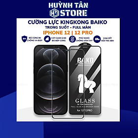 Cường lực kingkong BAIKO ip 13 pro max 13 12 11 pro max xr xs max x 7 plus 8 plus full chống vỡ cạnh huỳnh tân store