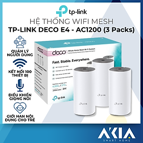 Mua Hệ thống Wi-Fi Mesh TP-Link Deco E4 Cho Gia Đình AC1200 (3 Packs) - Hàng chính hãng
