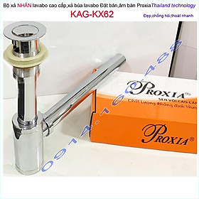 Mua Xả lavabo KAG-KX62 Thailand  bộ xả bồn rửa mặt co búa cao cấp inox dày sáng bóng thoát nhanh chống hôi tốt