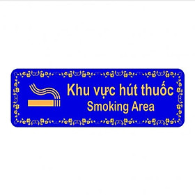 Nơi bán Bảng Chỉ Dẫn Khu Vực Hút Thuốc - BV-024 - Giá Từ -1đ