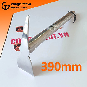 Mua Cuốc 2 đầu inox 39cm để đào đất móc rễ