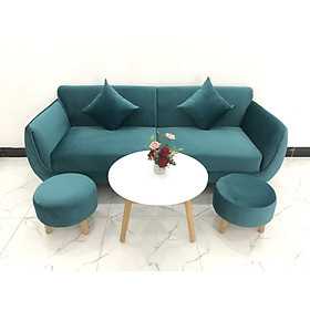 Mua Bộ ghế sofa băng BV xanh lá vải nhung nhiều kích cỡ