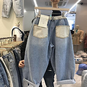 Quần Jean Ống Đứng Dáng Rộng Năng Động Thời Trang