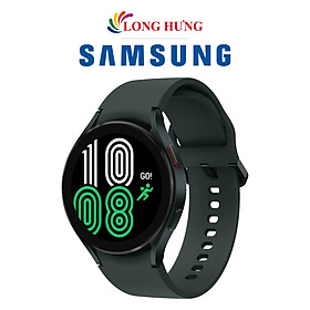 Đồng hồ thông minh Samsung Galaxy Watch4 44mm viền thép dây da SM-R870 - Hàng chính hãng