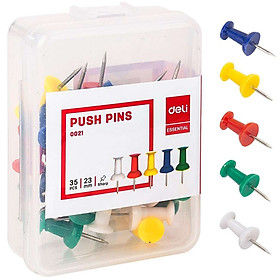 Ghim Mũ Nhựa Màu Deli 21