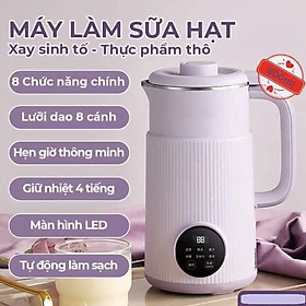 Mua Máy Làm Sữa Hạt  Máy Nấu Sữa Hạt 800ml  8 Chức Năng Xay Nấu Tiện Lợi