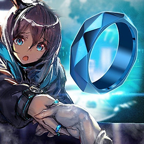 Nhẫn Arknights kim loại phong cách anime tiện lợi freesize nam nữ