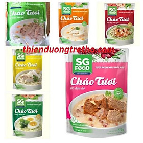 Combo 5 Gói Cháo Tươi SG Food 240g Trên 1 Tuổi