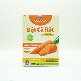 Bột Cà rốt Codoca Nguyên Chất sấy lạnh 50g