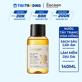 Nước tẩy trang Hoa Hồng Cocoon 140ml