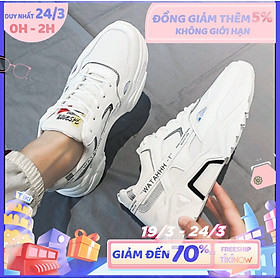 >> BÁO GIÁ GIÀY SNEAKER TZN NAM PHONG CÁCH TRẺ TRUNG THỂ THAO TN95 | Shopee Lazada Sendo Tiki mới nhất 40 Giày thể thao sneaker nam phong cách trẻ trung 2020 - 015 trắng