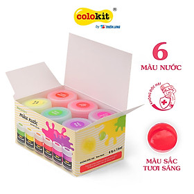 Hộp 6 Màu Nước Neon WACO-C011