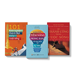 COMBO 3 cuốn sách Để thành công trong cuộc sống + 101 kinh nghiệm thành đạt + Khám phá tiềm năng trong bạn