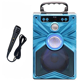 Loa xách tay Bluetooth tích hợp chức năng Karaoke Profit JL P91 - P93(Tặng Micro Karaoke) - Giao màu ngẫu nhiên