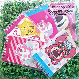 01 Sổ lò so A7 kích thước 8*12 cm
