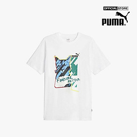 PUMA - Áo thun nam cổ tròn tay ngắn Graphic 677192-0