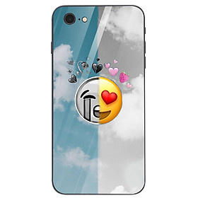 Ốp điện thoại kính cường lực cho máy iPhone 6 Plus/6s Plus - emoji kute MS EMJKT021