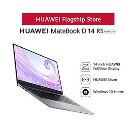 Máy Tính Xách Tay Huawei Matebook D14 R5 (8GB+512GB) | Hệ điều hành Windows 10 | Màn hình HUAWEI Fullview 14-inch | Phím Nguồn Kết Hợp Bảo Mật Vân Tay | Hàng Phân Phối Chính Hãng