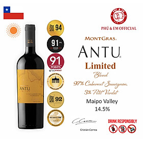 Rượu Vang Đỏ Chile MontGras Antu Limited Cabernet Franc