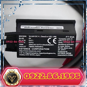 Bộ cảm biến nhiệt độ kỹ thuật số KEYENCE FT-55A