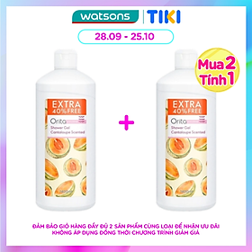 Gel Tắm Orita Hương Dưa Đỏ Shower Gel Cantaloupe Scented 1400ml