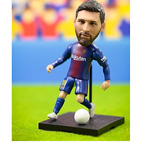 Tượng cầu thủ bóng đá Soccerxstar khớp động trang trí cực đep