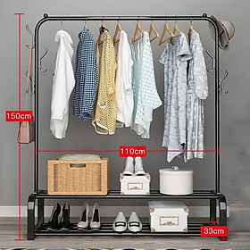 Mua Giá Treo Quần Áo Thời Trang 2 Tầng  Ngăn Chứa Giày Dép Tiện Lợi
