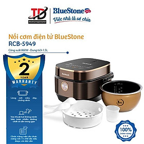 Nồi Cơm Điện Tử Bluestone 5949, Lòng Nồi Niêu 1.5Lit