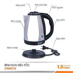 Mua Ấm Siêu Tốc JipLai Thái Lan 2.5L Cao Cấp
