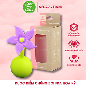 Nút hoa chặn cốc hứng sữa Haakaa. Chất liệu silicone cao cấp. Không chứa BPA, PVC và phthalate