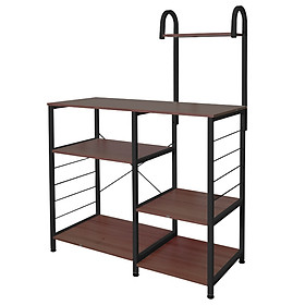 BG - Tủ kệ đa năng - Model 1721 đầy tiện lợi trong nhà bếp thêm tiện ích - Nâu vân gỗ