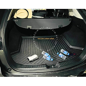 Thảm lót cốp xe ô tô MAZDA CX5 2017+nhãn hiệu Macsim chất liệu TPV cao cấp màu đen