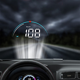 Thiết bị hiển thị và cảnh báo tốc độ hắt kính lái xe ô tô Hud M8 - OBD 2, dùng được cho đa phần các loại xe