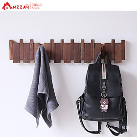 Mua Móc gỗ treo tường Anzzar  móc treo quần áo  phụ kiện  giá gỗ treo quần áo-MT04