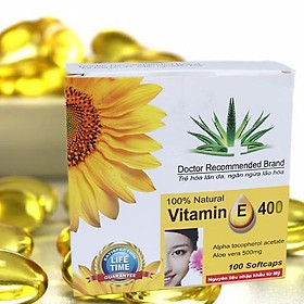 Viên uống đẹp da Vitamin E thiên nhiên  tinh chất nha đam giúp ngăn ngừa lão hóa da