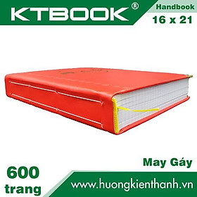 SỔ GHI CHÉP BÌA DA KTBOOK HANDBOOK CAO CẤP 600 trang size A5 ruột giấy in