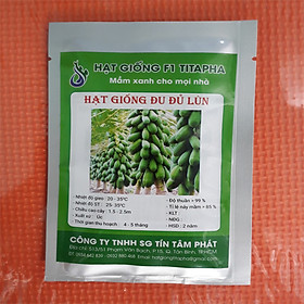 Mua Combo 2 Gói Hạt giống Đu Đủ lùn F1 - Nảy mầm cao Titapha