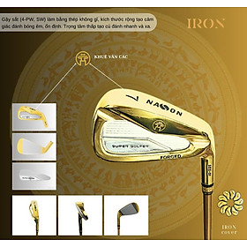 Bộ Gậy Sắt Iron (4,5,6,7,8,9,P) | Nason Golf
