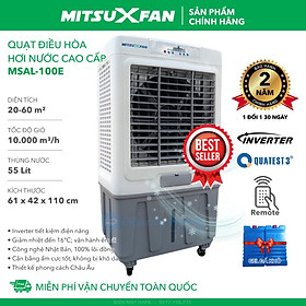 Quạt Hơi Nước Cao Cấp MITSUXFAN Inverter Diện Tích 15-130 m², 40-90L, Đầy Đủ Models, Công nghệ Nhật Bản - Hàng Chính Hãng