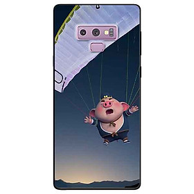 Ốp lưng in cho samsung note 9 mẫu heo bay