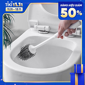 Mua Chổi Cọ Bồn Cầu (Tolet) Silicon Cao cấp  Thiết kế Sang Trọng  Gọn Gàng Với Không Gian Nhà Vệ Sinh  Có Ống Đựng Chổi Cọ